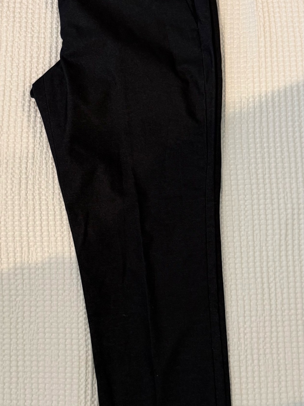 Ann Taylor Navy Devin Fit Trousers Navy Blue- Capris